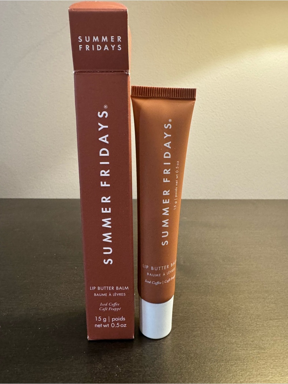 Summer Fridays Lip Butter Balm Iced Coffee 5 g .15 oz Full Size NIB